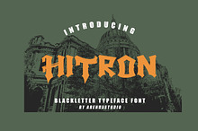 Hitron - Blackletter Typeface Font