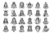 Vintage Religious Icon Pack, an Icon by Vector Portal (Thumbnail 3 of 6)