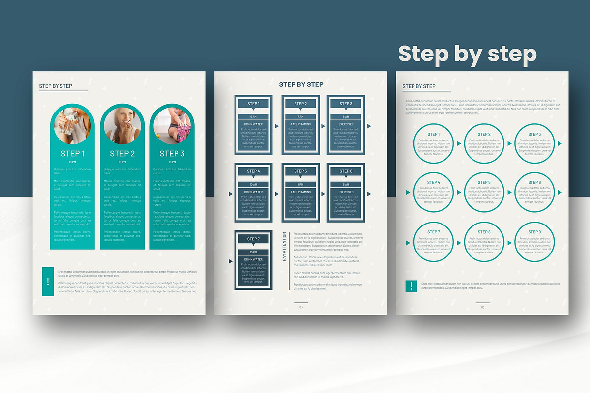 Healthy lifestyle workbook template, a Magazine Template by Handy Template (Photo 11 of 24)