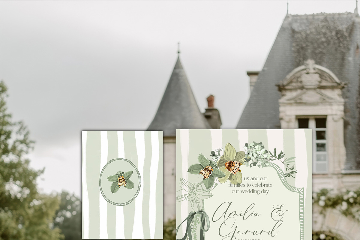 Sage Floral Illustrations, an Object Graphic by whiteheartdesign (Photo 7 of 14)