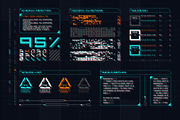 CyberPunk UI Set, a Technology Illustration by Olga Ryzychenko (Thumbnail 2 of 8)