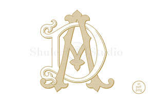 AD Monogram DA Monogram