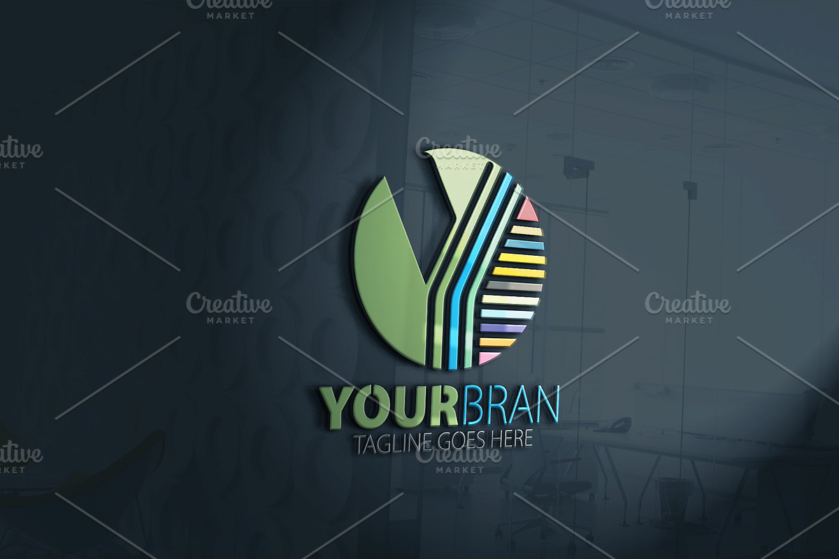 Y Logo Template, a Branding & Logo Template by Josuf Media (Photo 1 of 4)