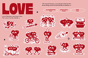 Love Icon & Sticker Set – Hand-Drawn, an Outline Icon by dicreate (Thumbnail 5 of 13)