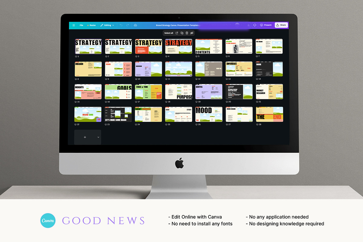 Brand Strategy Template, a Presentation Template by Studio Industry (Photo 6 of 11)