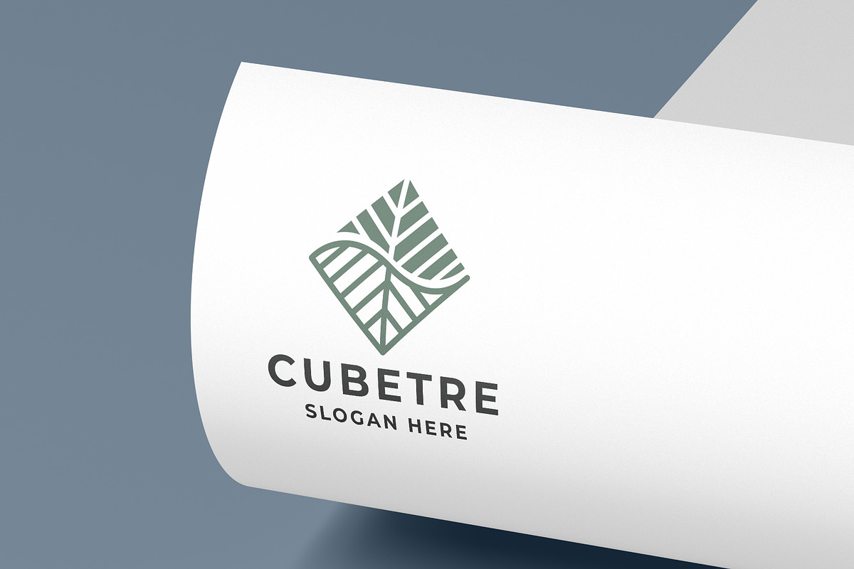 Geometric Cube Tree Logo, a Branding & Logo Template by Design_Planet (Photo 1 of 2)