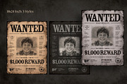 Vintage Wanted Poster Template, a Poster Template by BrandPacks (Thumbnail 2 of 6)