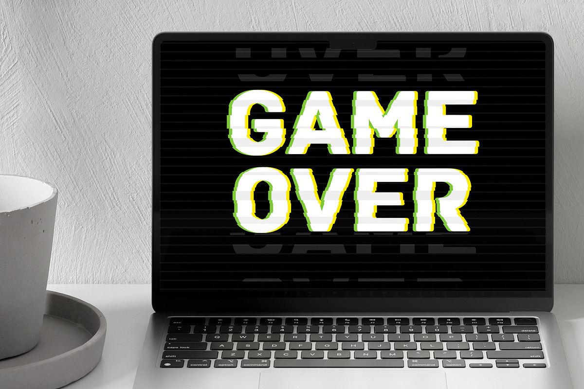 Game Over glitch, a Technology Illustration by Good Studio (Photo 3 of 3)