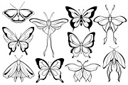 Butterfly clipart svg png dxf, an Animal Illustration by DamriNa art (Thumbnail 2 of 4)
