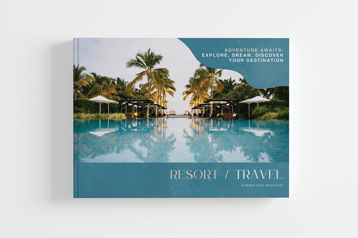 Travel + Resort Themed Canva Brochure preview 6