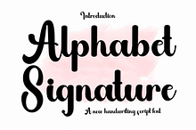 Alphabet Signature