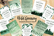 Wild Greenery Wedding Collection, an Invitation Template by Knotted Design (Thumbnail 1 of 9)