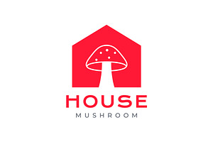 house of mushroom trumpet  logo, a Branding & Logo Template by devastd