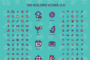 150 Koloro Icons v.1.0