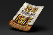 New Year's Eve 2016 Flyer, a Flyer Template by Graphicfy Templates (Thumbnail 3 of 4)