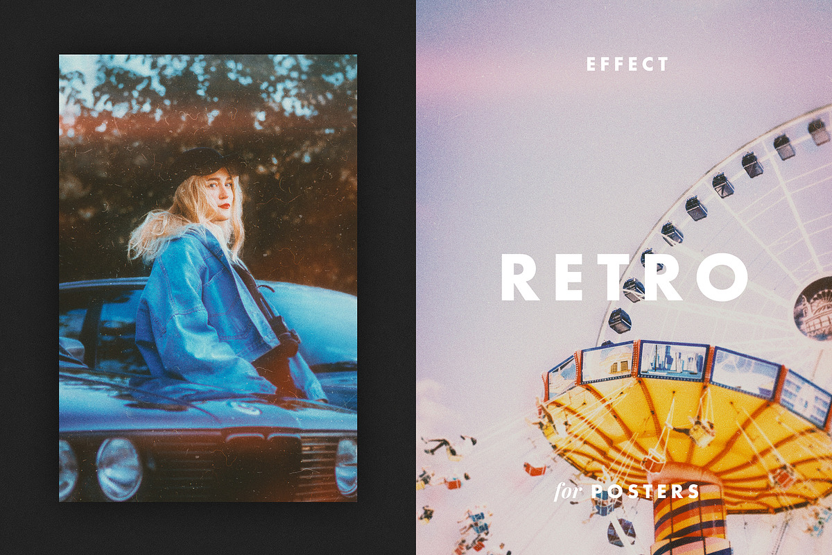 Retro Photo Effect for Posters, a Layer Style Add-On by Design Squad (Photo 1 of 4)