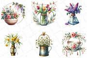Flower Hanging Plant Vase Clipart, an Illustration by DreamPrint404 (Thumbnail 5 of 5)