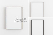 Mockup Frame Customizable, a Graphic by HALFTOUNE (Thumbnail 1 of 9)