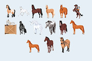 Horse Art Vector Equestrian Rodeo, an Illustration by Putnam Road Art (Thumbnail 3 of 3)