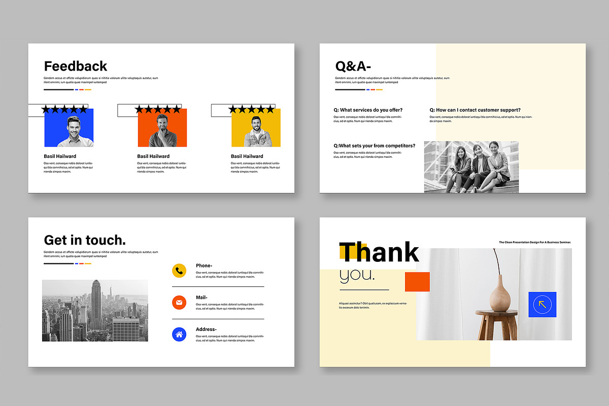 Clean And Minimal Business, a Presentation Template by Mighty-Slide (Photo 6 of 6)