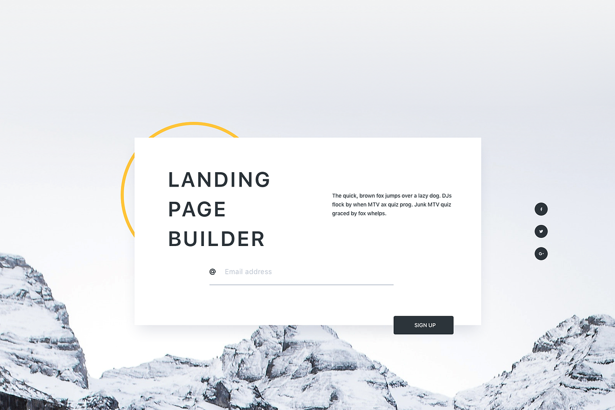 Landing Page Builder UI, an UI Kit Template by EpicShop (Photo 1 of 5)