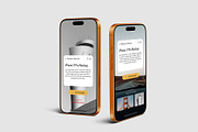 iPhone 17 Pro Mockups, an iPhone Mockup by Tahtagraphic (Thumbnail 13 of 14)