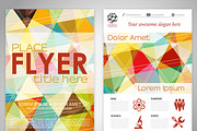 Flyers. Business Triangle Fliers, a Technology Illustration by TAlex (Thumbnail 6 of 6)