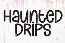 Haunted Drips | Script Font