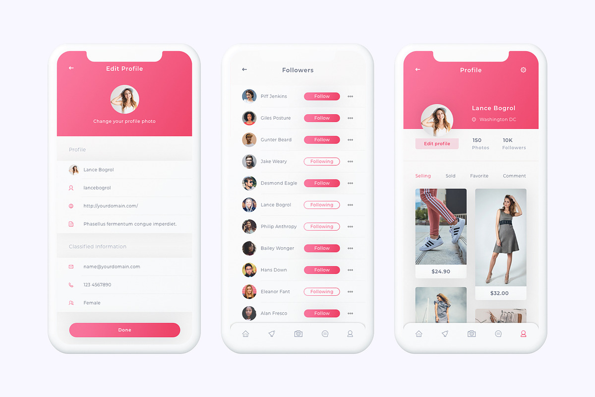 Caria - eCommerce App UI Kit, an UI Kit Template by Betush (Photo 4 of 6)