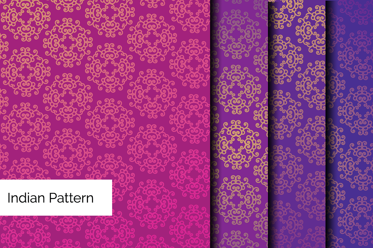 Seamless Indian Patterns Set of 75+, a Pattern Graphic by ThePhoton (Photo 14 of 17)