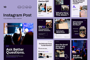 Modern Q&A Editorial Social Media, a Social Media Template by Pitchlook.Studio