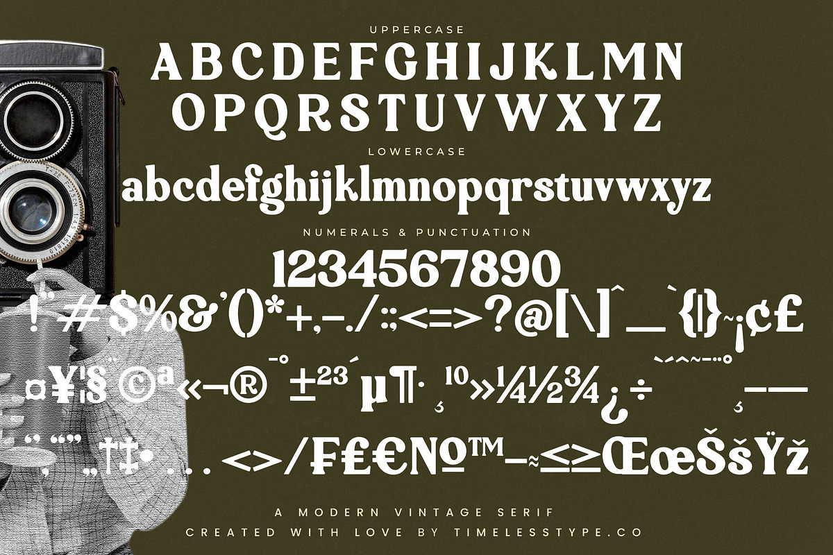 Jackets Region Retro Serif Font, a Serif Font by timelesstype.co (Photo 18 of 20)