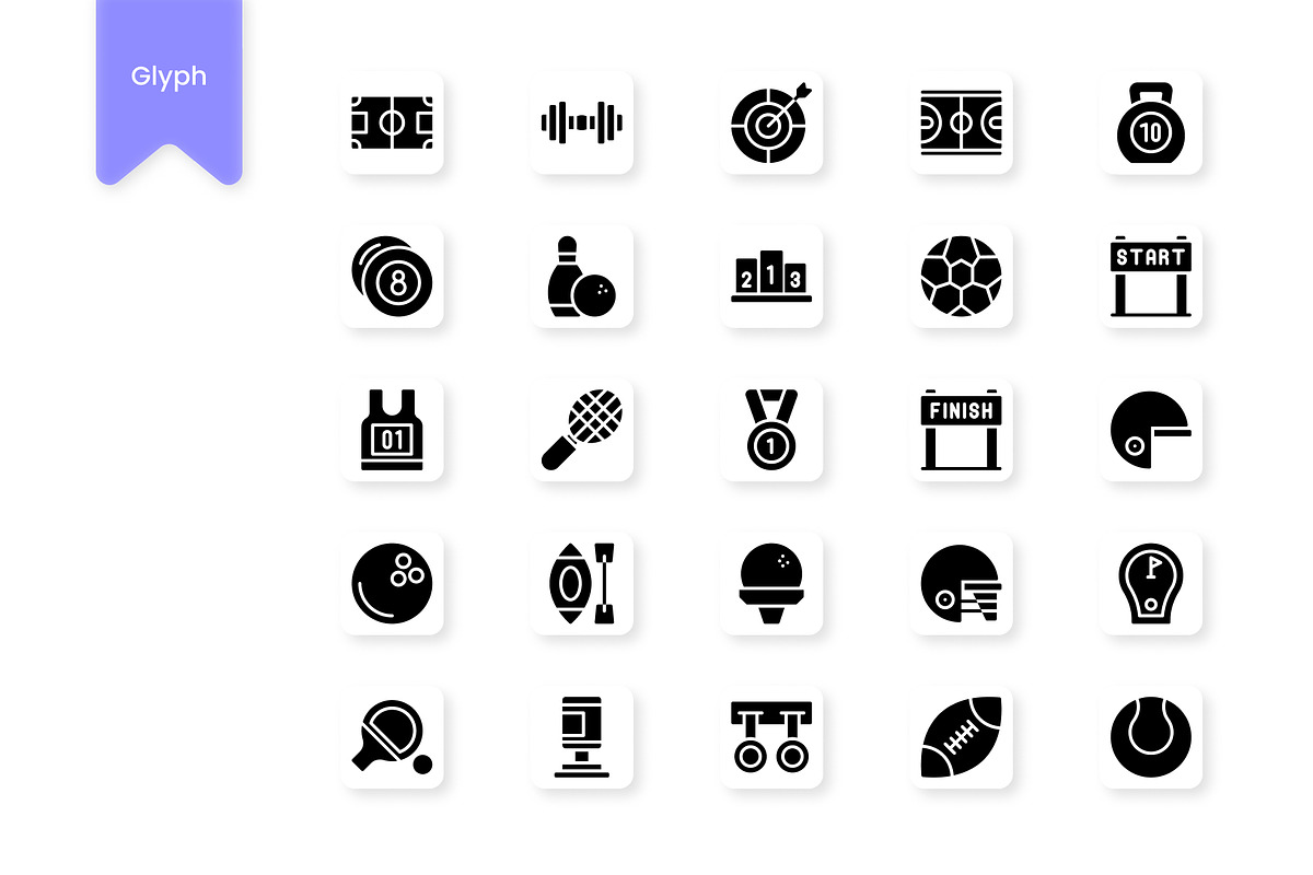 Sports Icons, a Duotone Icon by HacaStudio (Photo 3 of 3)