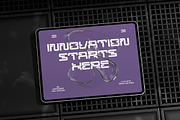 Mega Binory - Modern Futuristic Font, a Sans Serif Font by Afkari Studio (Thumbnail 3 of 10)