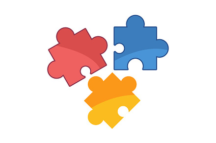 Jigsaw Vector Icon, an Icon by Pexelpy