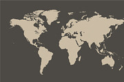 Cream map isolated .png file vector, a Graphic by TeaGraphicDesign (Thumbnail 2 of 2)