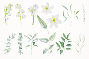 Daffodil & lilies of valley flowers, a Decorative Illustration by MyLittleMeow (Thumbnail 7 of 8)