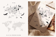 Animal World Map Creator, an Animal Illustration by Natalia Tugova (Thumbnail 9 of 17)