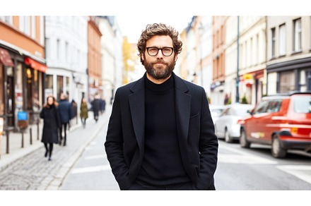 Caucasian adult male with glasses, a Person Photo by Lermont51
