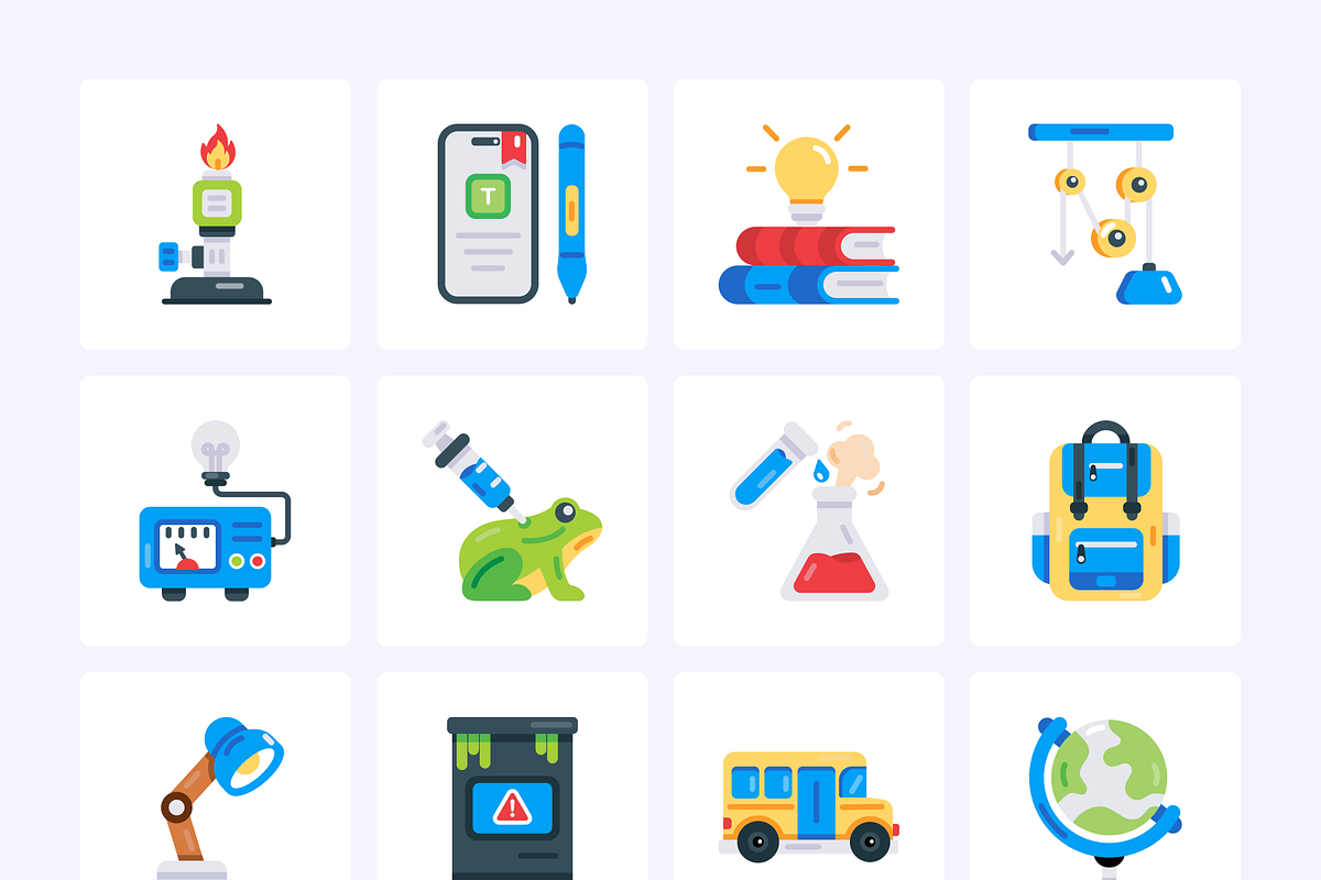 Animated Education and Science Icons, a Duotone Icon by Prosymbols (Photo 5 of 9)