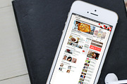 iPhone6 Mockup Template #2, an iPhone Mockup by Made by Mancie (Thumbnail 2 of 3)