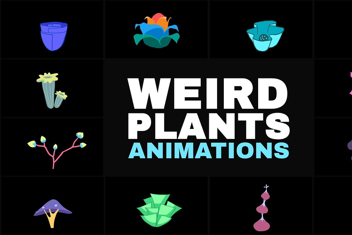 Weird Plants Animations | DaVinci, a Templates & Theme by FlashFXbox (Photo 1 of 2)