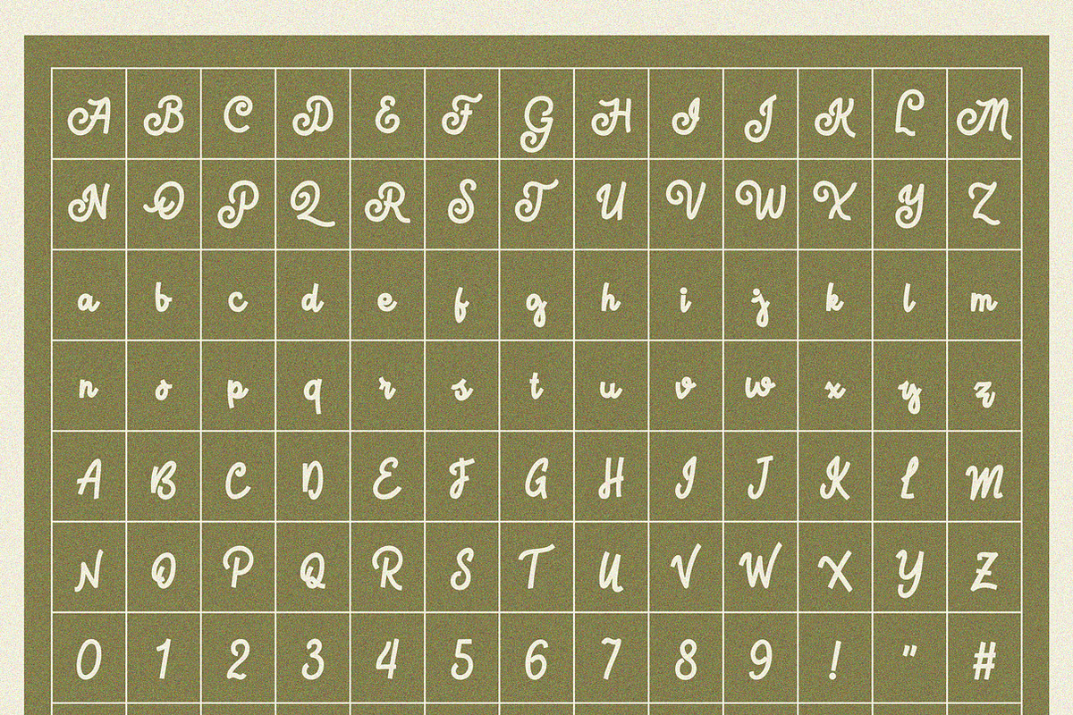 Vintage Fonts Bostly & D'brakes preview 4