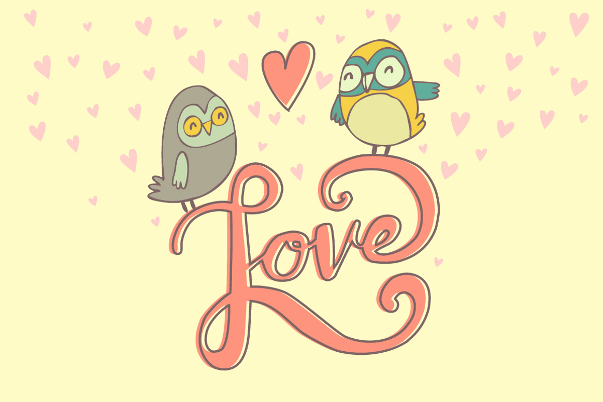 Cute owls, a Decorative Illustration by totokumi