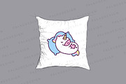 Cute Kawaii Unicorn Characters, an Animal Illustration by Palau (Thumbnail 7 of 12)