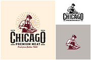 Male Butcher Meat Shop Butchery logo, a Branding & Logo Template by Enola99d (Thumbnail 1 of 2)