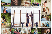Lightroom presets for family photos, an Action Add-On by Graphics, Presets, Photos (Thumbnail 1 of 17)