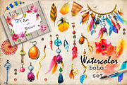 Watercolor boho collection, an Illustration by Eve Farb (Thumbnail 2 of 5)
