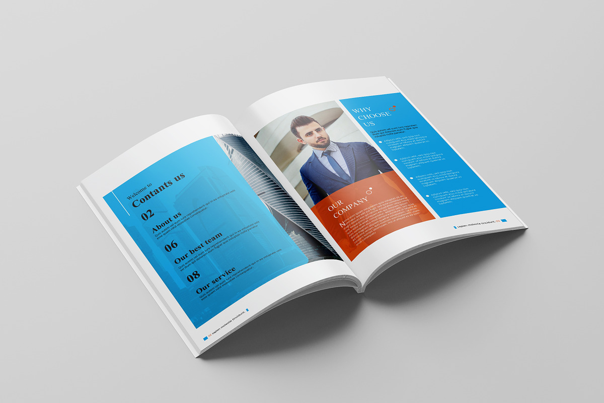 Corporate Bifold Brochure Template, a Brochure Template by Template Shop (Photo 3 of 7)
