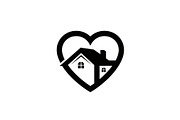 50 Home Love Heart House Icon Set Bu, an Illustration by Gaye Art (Thumbnail 10 of 51)